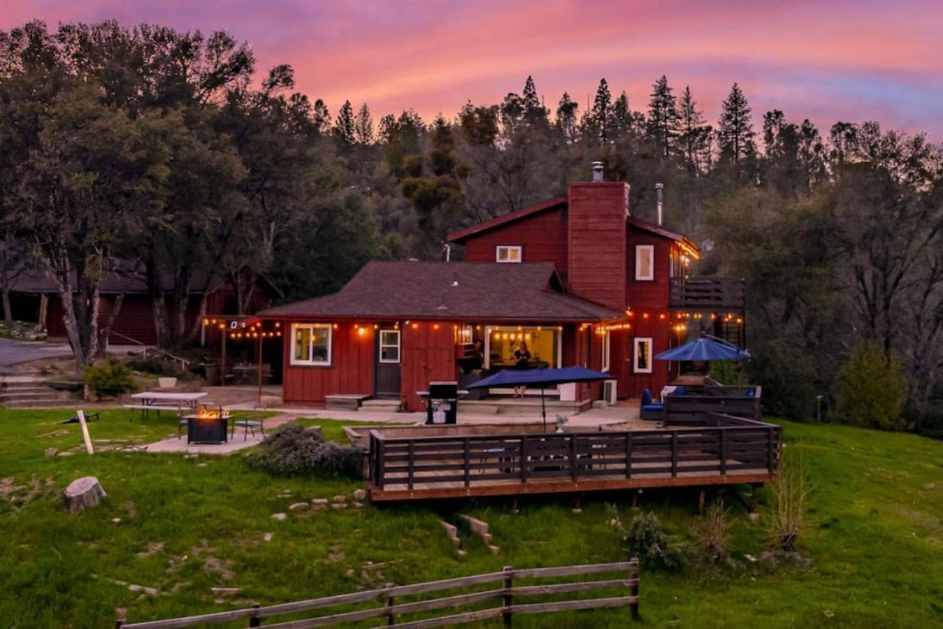 Sierra Vista Lookout Lodge With Creek, Waterfall And Waterholes, Minutes From Bass Lake And Yosemite South Gate North Fork المظهر الخارجي الصورة